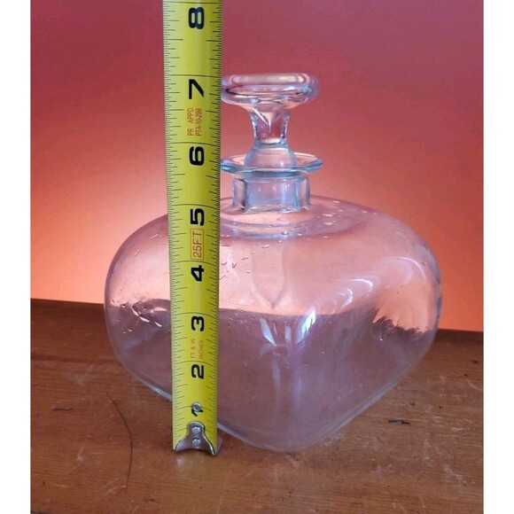 Blenko Williamsburg Custom Glass Bottle Hand-blown Ship's Decanter With Stopper - Picture 8 of 14